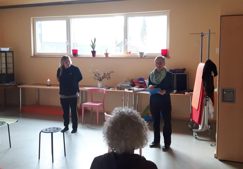 Begrüßung durch unsere Vorsitzende Theresia Lorenz